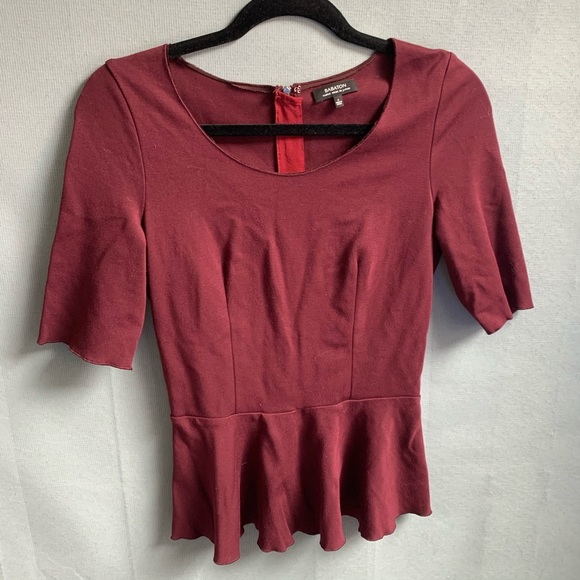 Babaton Barrett Peplum Top - Picture 2 of 5